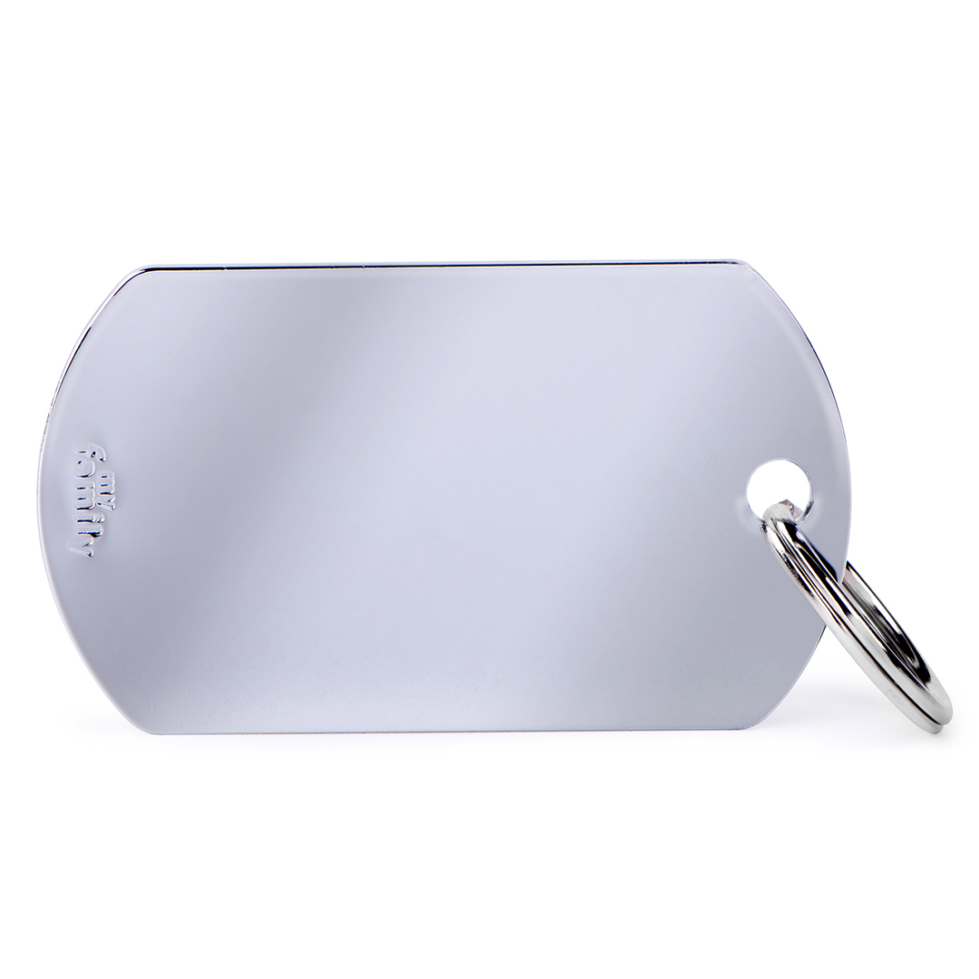 MyFamily Military ID-Tag in silber