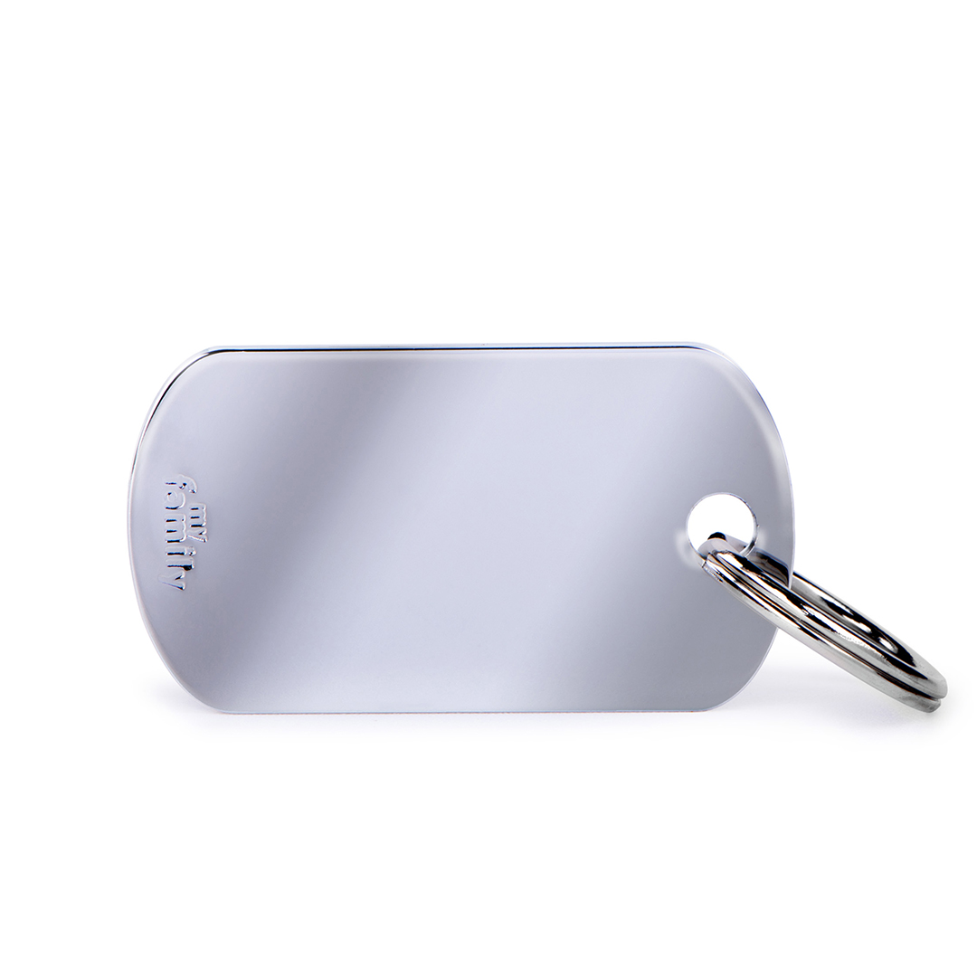 MyFamily Military ID-Tag in silber
