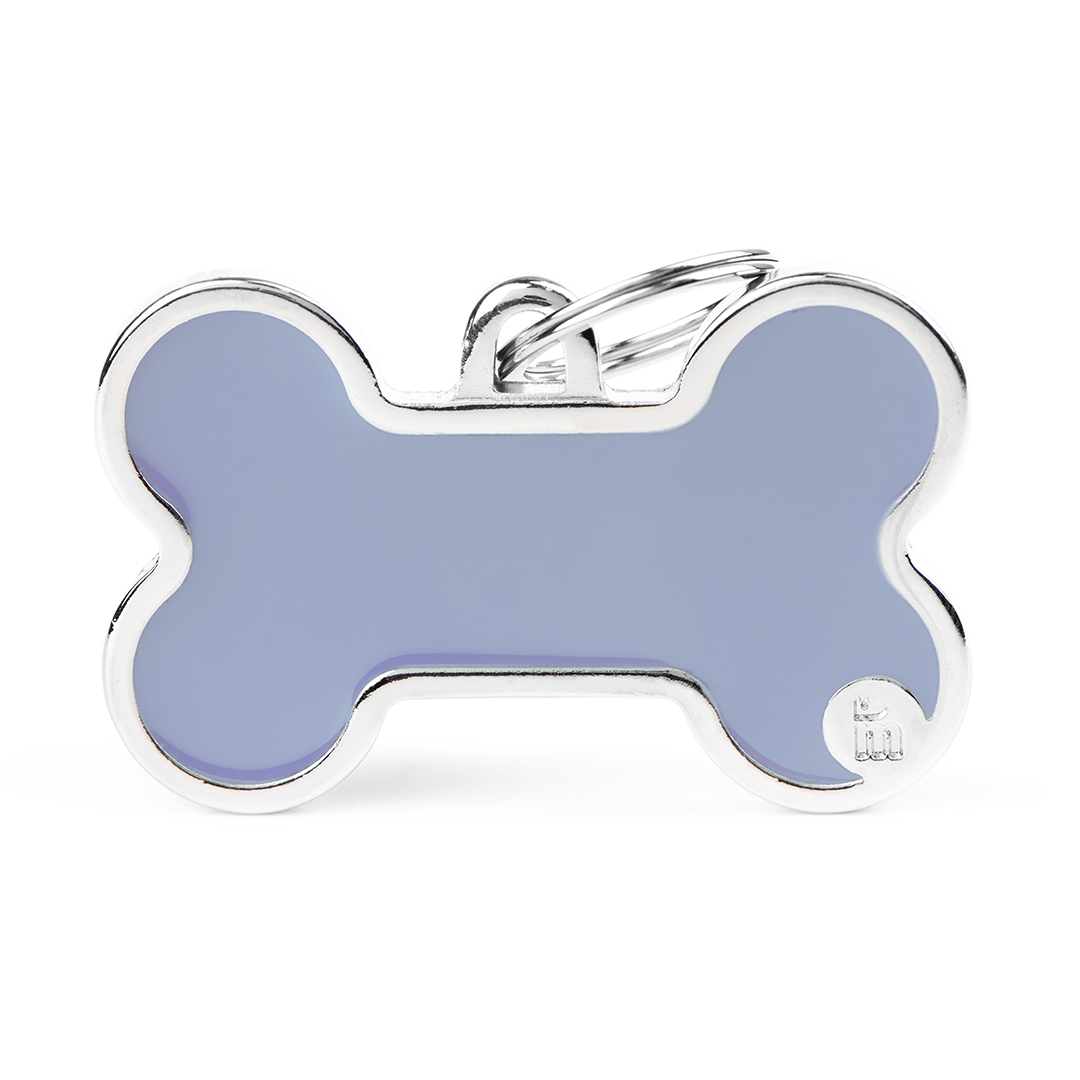MyFamily Bone Logo ID-Tag in lila